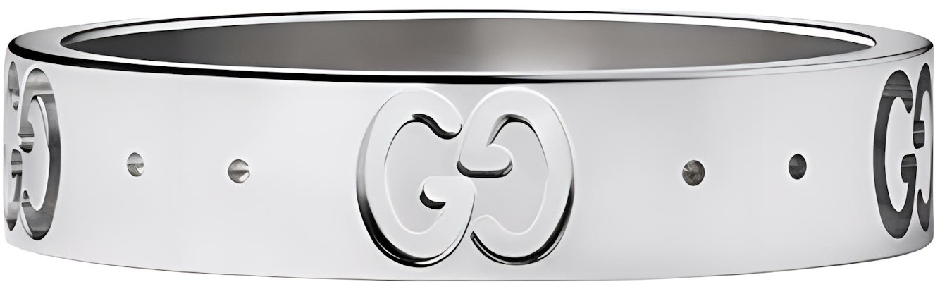 Anillo GUCCI Icon Series Oro Blanco 18K Diseño Unisex para Parejas. 660070-J8502-9000 Buy Anillo GUCCI Icon Series Oro Blanco 18K Diseño Unisex para Parejas. 660070-J8502-9000