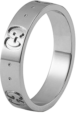 Anillo GUCCI Icon Series Oro Blanco 18K Diseño Unisex para Parejas. 660070-J8502-9000 Details for Anillo GUCCI Icon Series Oro Blanco 18K Diseño Unisex para Parejas. 660070-J8502-9000