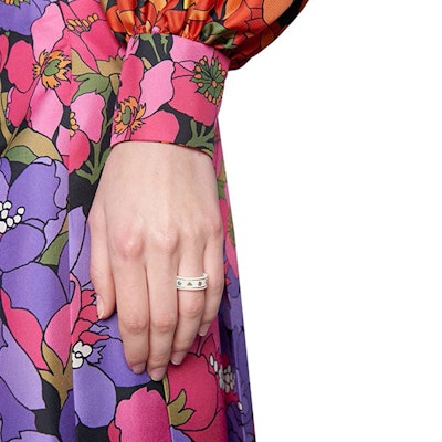 GUCCI Icon Series White Ceramic Gemstone Gold Ring 527095-J8F7-8521 Details for GUCCI Icon Series White Ceramic Gemstone Gold Ring 527095-J8F7-8521