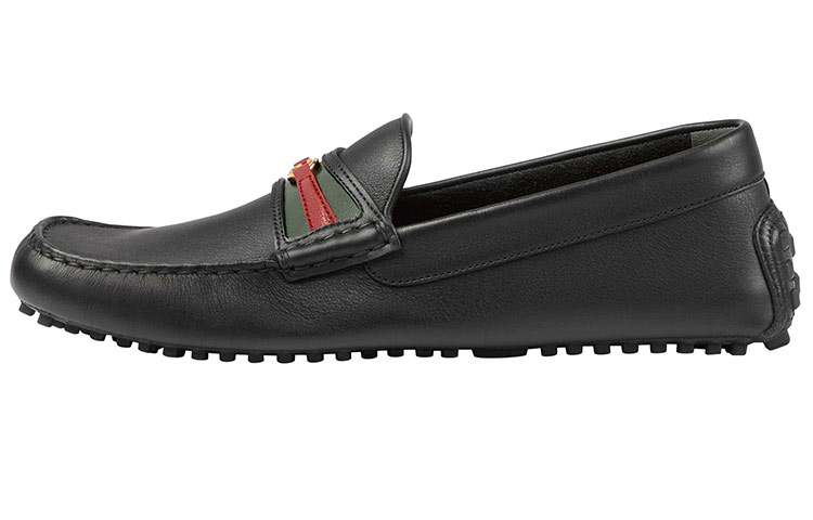 Gucci Interlock Double g Low Top Casual Flat Shoes Black 648039-1XH30-1094