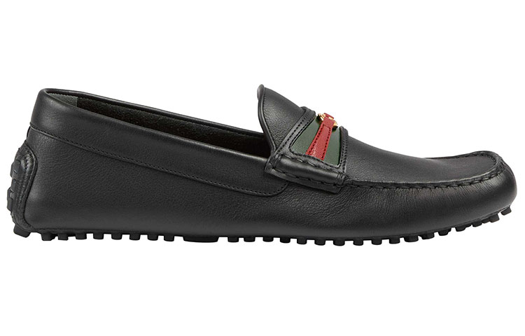 Order Gucci Baskets Basses Noires Double G Interlock Casual 648039-1XH30-1094