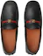 Shop Gucci Baskets Basses Noires Double G Interlock Casual 648039-1XH30-1094