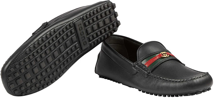 Gucci Baskets Basses Noires Double G Interlock Casual 648039-1XH30-1094 Details for Gucci Baskets Basses Noires Double G Interlock Casual 648039-1XH30-1094