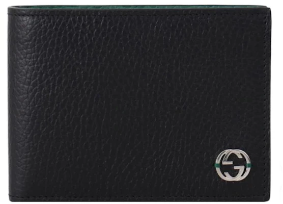Billetera Gucci GG Interlocking 6 Ranuras Negro/Verde Buy Billetera Gucci GG Interlocking 6 Ranuras Negro/Verde