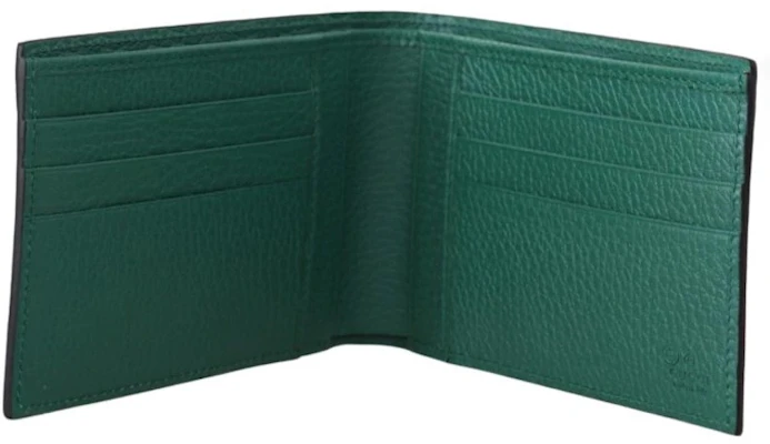 Billetera Gucci GG Interlocking 6 Ranuras Negro/Verde Lookbook Billetera Gucci GG Interlocking 6 Ranuras Negro/Verde