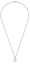 Lookbook GUCCI Interlocking 925 Silver Necklace Unisex Couple Design - Silver 796355J8400