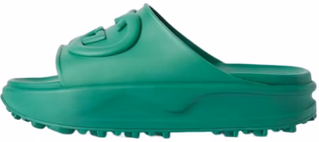 Gucci Interlocking G Slide Green 692380-JF000-3727 Gucci Interlocking G Slide Green 692380-JF000-3727