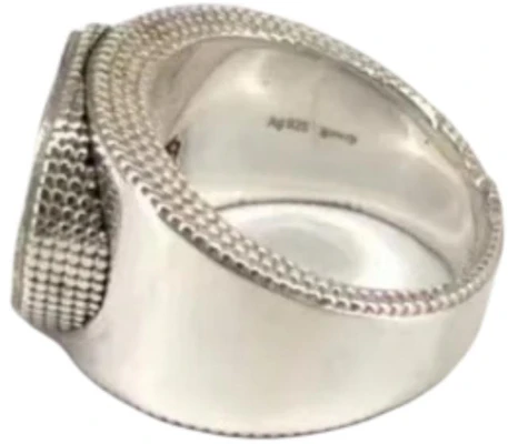 구찌 인터로킹 더블 G 925 실버 남성용 반지 479229-J8400-8106 Lookbook 구찌 인터로킹 더블 G 925 실버 남성용 반지 479229-J8400-8106