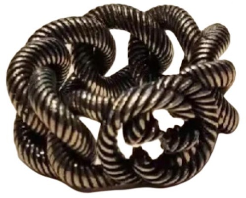 GUCCI 双G交织925纯银戒指 男女情侣款 银色 599740-J8400-0811 Order GUCCI 双G交织925纯银戒指 男女情侣款 银色 599740-J8400-0811