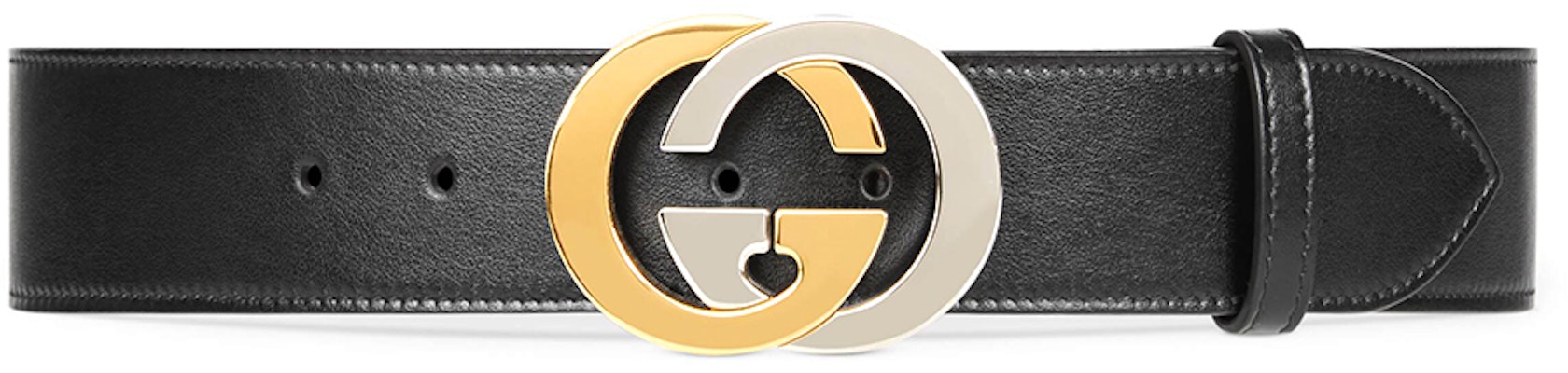 GUCCI Interlocking Double G Black Leather Belt 4cm Width 574808-0YA0X-1000 Lookbook GUCCI Interlocking Double G Black Leather Belt 4cm Width 574808-0YA0X-1000