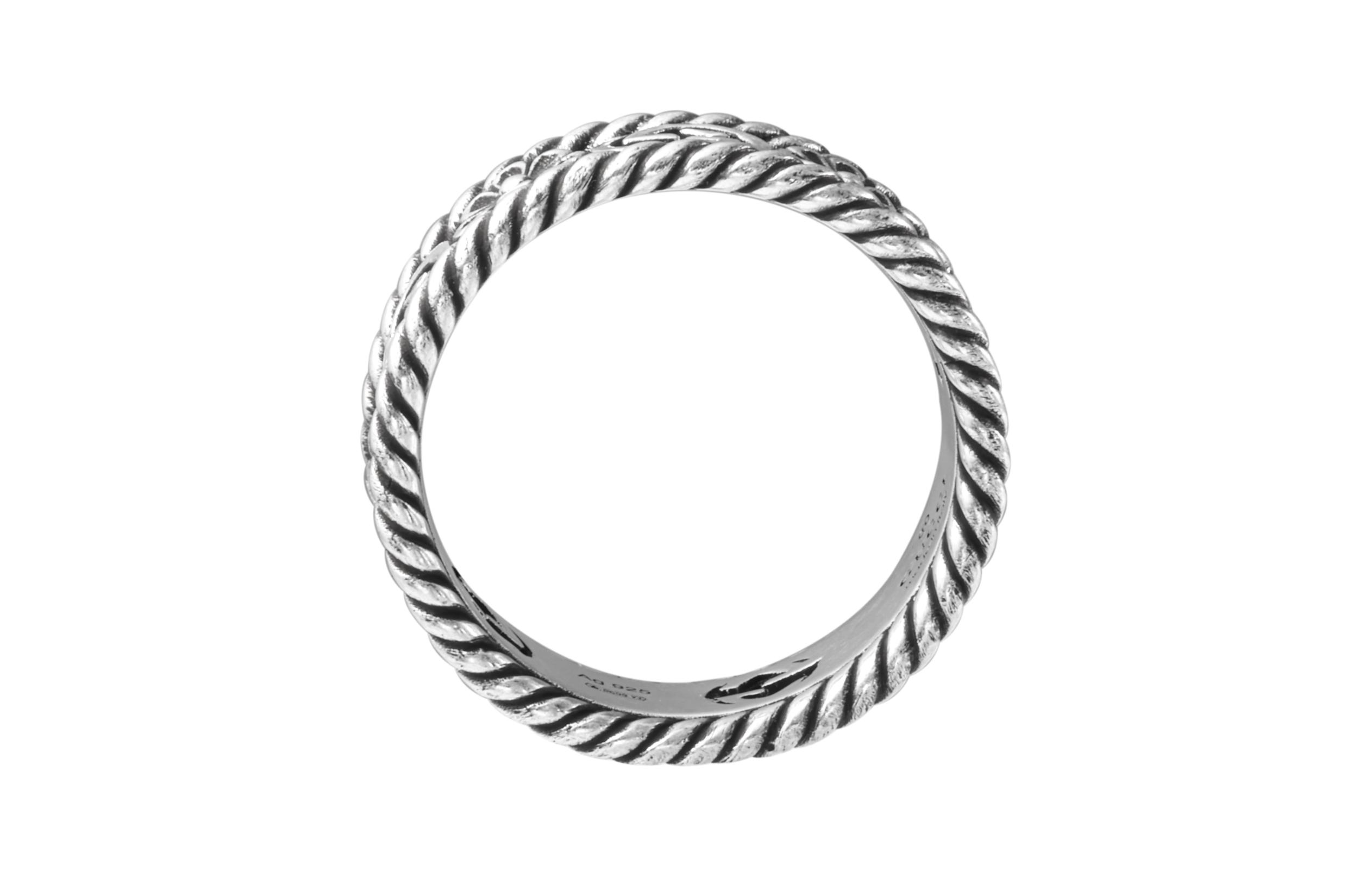 Shop GUCCI Cincin Perak Logo Double G Interlocking Perak Sterling 577263-J8400-0811