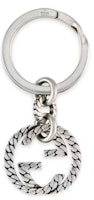 GUCCI Interlocking Double G Silver Keychain Unisex Couple Style. 678644-J8400-0728 GUCCI Interlocking Double G Silver Keychain Unisex Couple Style. 678644-J8400-0728