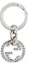 Buy GUCCI Interlocking Double G Silver Keychain Unisex Couple Style. 678644-J8400-0728