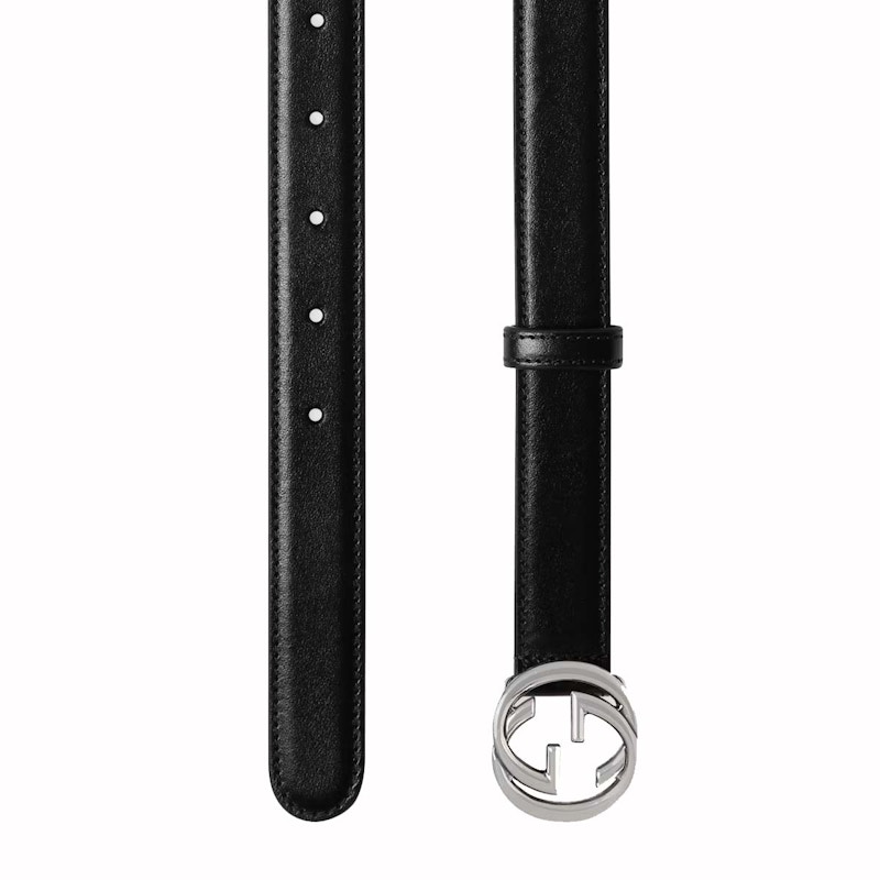 Gucci Interlocking G Belt Black/Silver-tone 圖 2