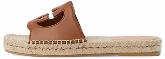 Gucci Interlocking G Cut-Out Espadrille Sandal 'Brown' 725260-US000-2535 Gucci Interlocking G Cut-Out Espadrille Sandal 'Brown' 725260-US000-2535