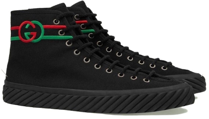 Gucci Interlocking G High 'Black' 703033-9ARZ0-1000 Lookbook Gucci Interlocking G High 'Black' 703033-9ARZ0-1000