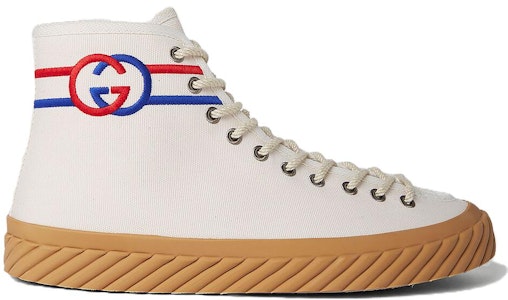 구찌 인터로킹 G 하이탑 캔버스 스니커즈 '베이지' 703033-9ARZ0-9097 Order 구찌 인터로킹 G 하이탑 캔버스 스니커즈 '베이지' 703033-9ARZ0-9097