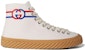 Gucci Interlocking G High Top Canvas Sneaker 'Beige' Kasut Tinggi Kanvas Beji 703033-9ARZ0-9097