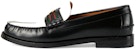 Gucci Kasut Loafer G Bersilang 'Hitam Putih' 644724-17X20-1079