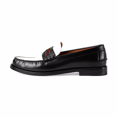 Gucci Interlocking G Loafer 'Black White'