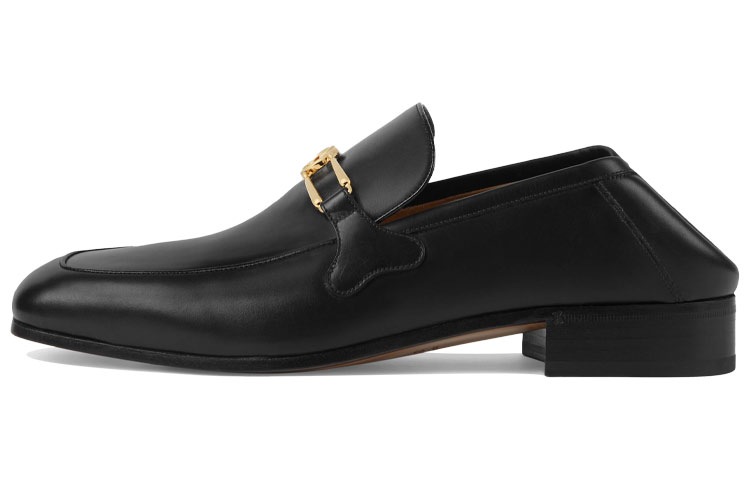 Gucci Interlocking G Loafers 'Black' 598348-06F10-1000