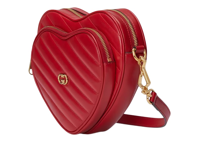 Order Beg Tangan Gucci Interlocking G Mini Love Merah