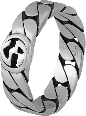 古驰双G标志窄版925银戒指情侣款男女通用饰品 661513-J8400-0728 Lookbook 古驰双G标志窄版925银戒指情侣款男女通用饰品 661513-J8400-0728