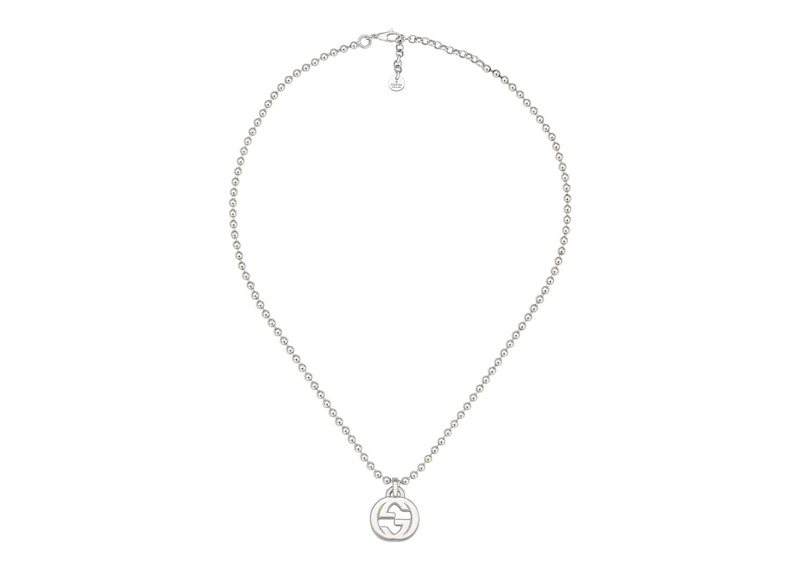 Gucci Interlocking G Necklace in Silver 925 Sterling Silver