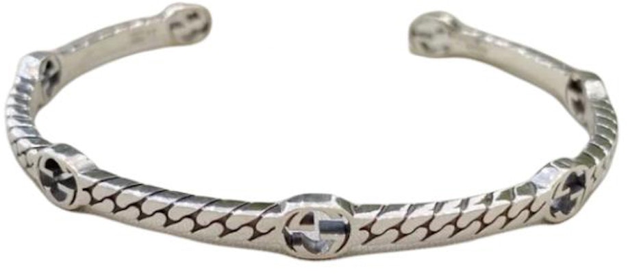 古驰 双G标志开口设计925银手链 情侣款男女通用 661526-J8400-0728 Order 古驰 双G标志开口设计925银手链 情侣款男女通用 661526-J8400-0728