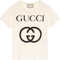 Gucci Interlocking G Oversized Unisex T-Shirt - Off White 493117-X3Q35-7561 Gucci Interlocking G Oversized Unisex T-Shirt - Off White 493117-X3Q35-7561