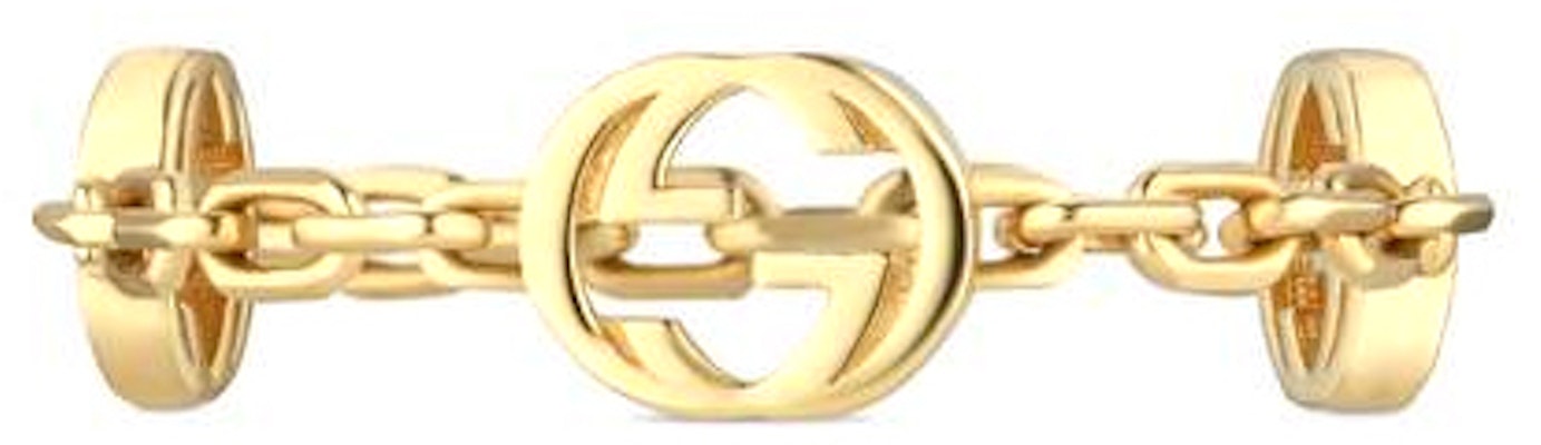 GUCCI Interlocking G Ring Gold Tone Jewelry. 662053-J8500-8000 Buy GUCCI Interlocking G Ring Gold Tone Jewelry. 662053-J8500-8000