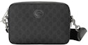 Buy Bolso Gucci Interlocking G GG Supreme Lona Negro/Gris