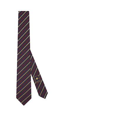 GUCCI Interlocking G Silk Tie for Men in Red. 695332-4E002-4074