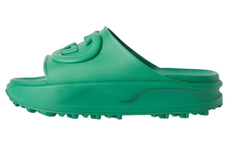 Gucci Interlocking G Slide Green 692380-JF000-3727