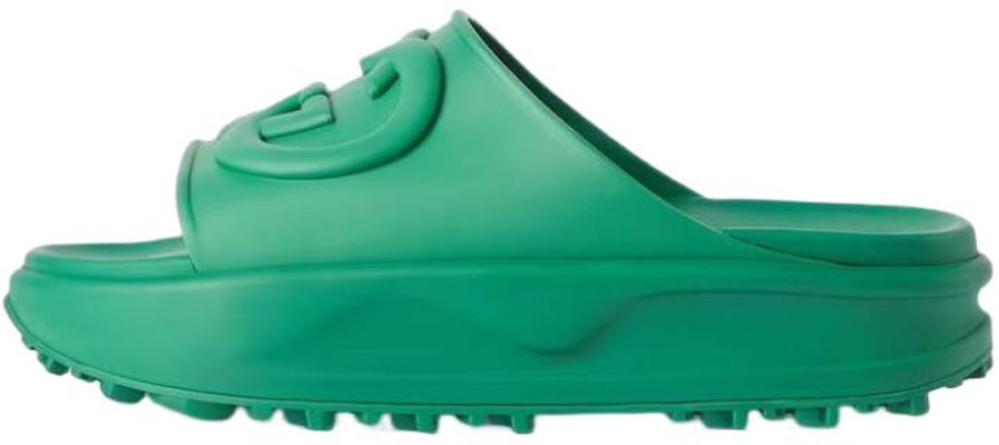 Gucci Interlocking G Slide Green 692380-JF000-3727 Buy Gucci Interlocking G Slide Green 692380-JF000-3727