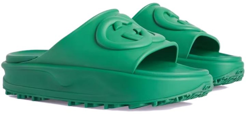 Gucci Interlocking G Slide Green 692380-JF000-3727 Order Gucci Interlocking G Slide Green 692380-JF000-3727