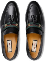 GUCCI 古奇 飾織帶互扣式雙G 樂福鞋 3.5cm 黑 Purchase GUCCI 古奇 飾織帶互扣式雙G 樂福鞋 3.5cm 黑