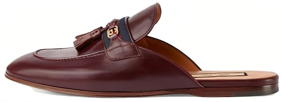 Gucci Interlocking G Web Slippers Bordeaux 655580-1W610-6060 Gucci Interlocking G Web Slippers Bordeaux 655580-1W610-6060