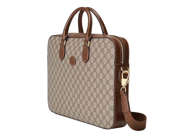 Order Maletín Gucci Interlocking GG Beige/Ebony