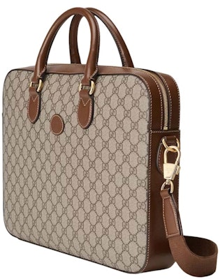 Gucci Interlocking GG Beg Bisnis Beige/Ebony Order Gucci Interlocking GG Beg Bisnis Beige/Ebony