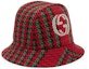 Lookbook GUCCI Interlocking GG Houndstooth Wool Bucket Hat 640876-4HABN-8200