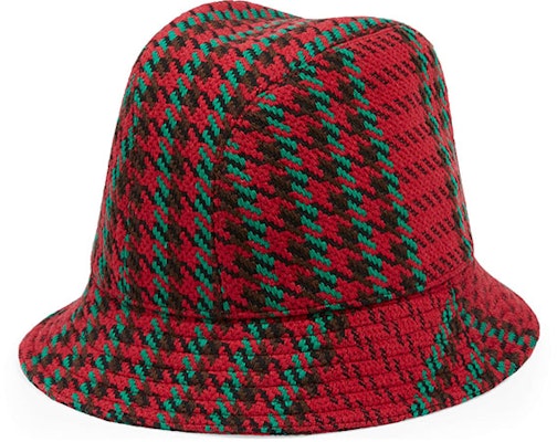 GUCCI Interlocking GG Houndstooth Wool Bucket Hat 640876-4HABN-8200 Shop GUCCI Interlocking GG Houndstooth Wool Bucket Hat 640876-4HABN-8200
