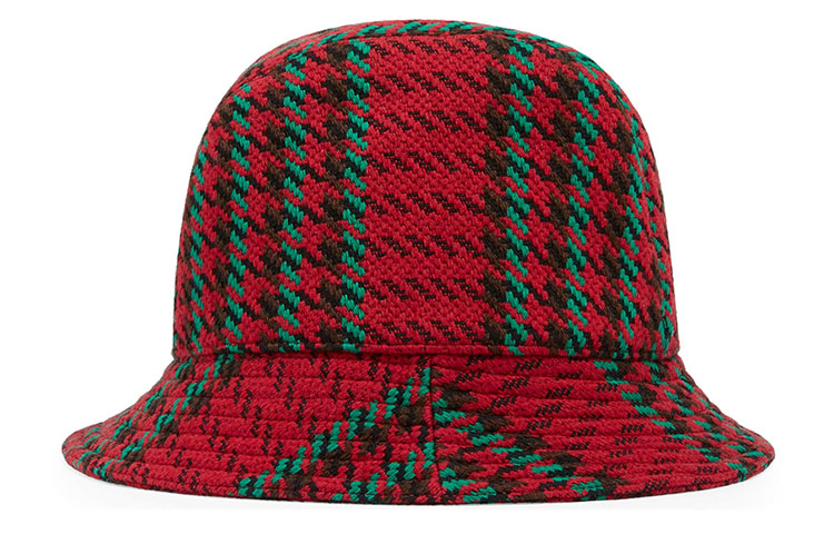 Purchase GUCCI Interlocking GG Houndstooth Wool Bucket Hat 640876-4HABN-8200