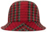 Purchase GUCCI Interlocking GG Houndstooth Wool Bucket Hat 640876-4HABN-8200