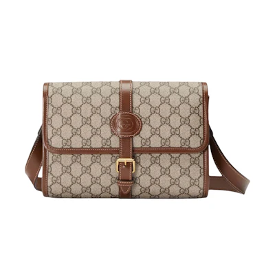 Gucci Interlocking GG Messenger Beige/Ebony