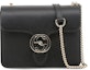 Buy Gucci 黑色互扣双G单肩包