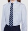 Lookbook GUCCI Interlocking GG Striped Silk Tie Gift Set - Dark Blue/Light Blue 660058-4E002-4169