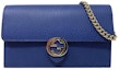 Buy Dompet Rantai Gucci Interlocking GG (18 Slot Kad) Biru.