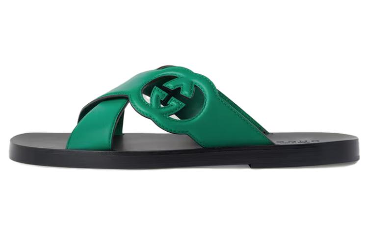 Gucci Interlocking Slide 'Green' 738471-US000-3120