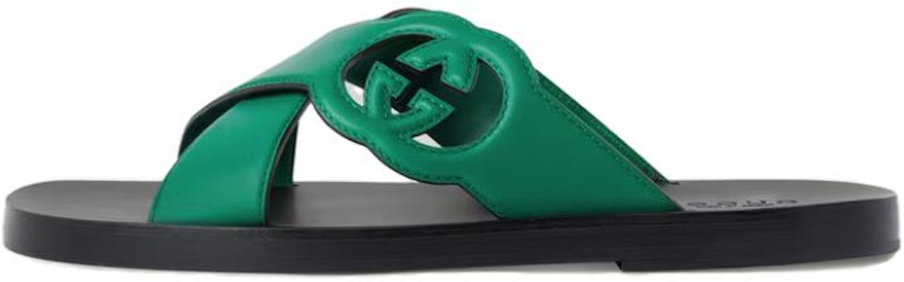 Gucci Interlocking Slide 'Green' 738471-US000-3120 Buy Gucci Interlocking Slide 'Green' 738471-US000-3120